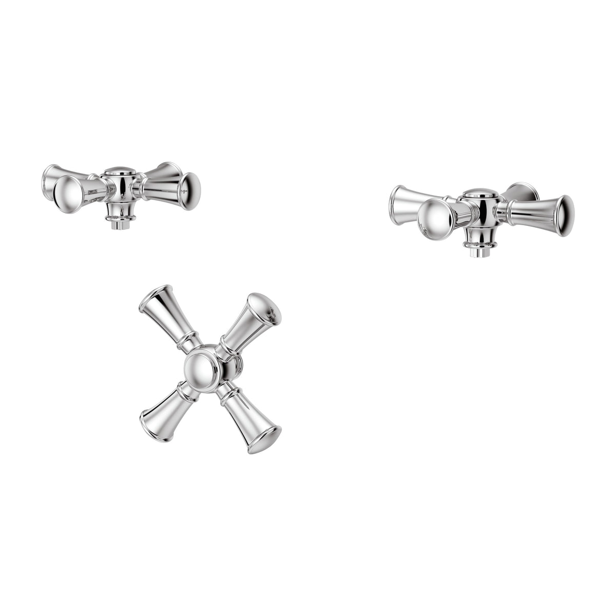 Pfister Tisbury Cross Handle Kit HHL-LG6-TB in Polished Chrome