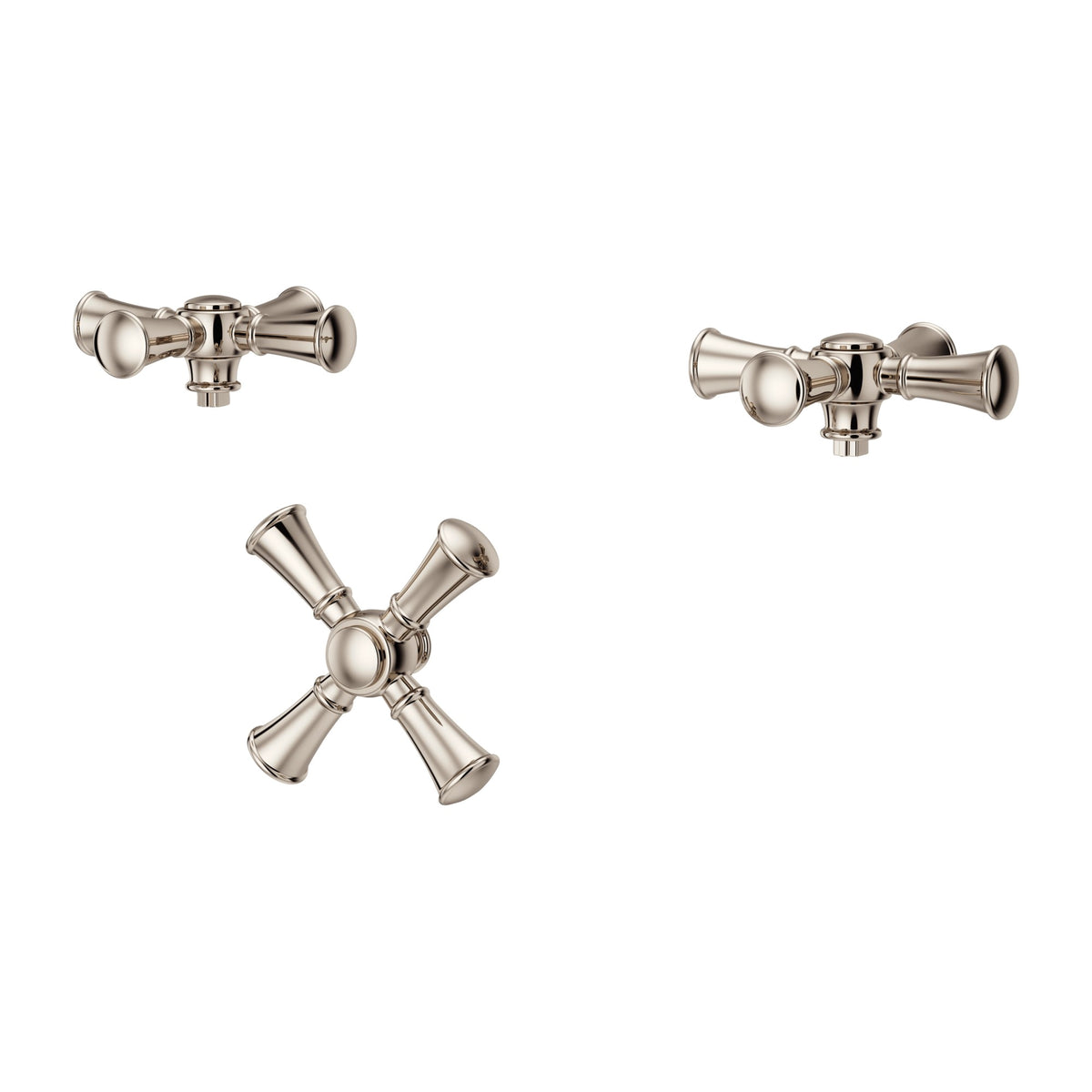 Pfister Tisbury Cross Handle Kit HHL-LG6-TB in Polished Nickel