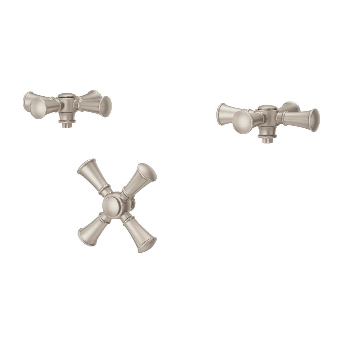 Pfister Tisbury Cross Handle Kit HHL-LG6-TB in Brushed Nickel