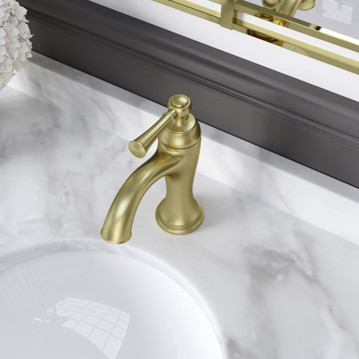 Pfister Tisbury Single Control Bathroom Faucet in Brushed Gold - view 4