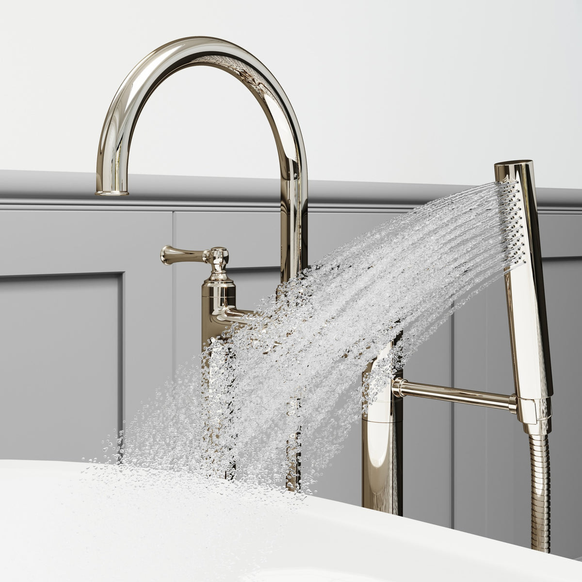 Pfister LG6-1TBD Polished Nickel - lifestyle 1