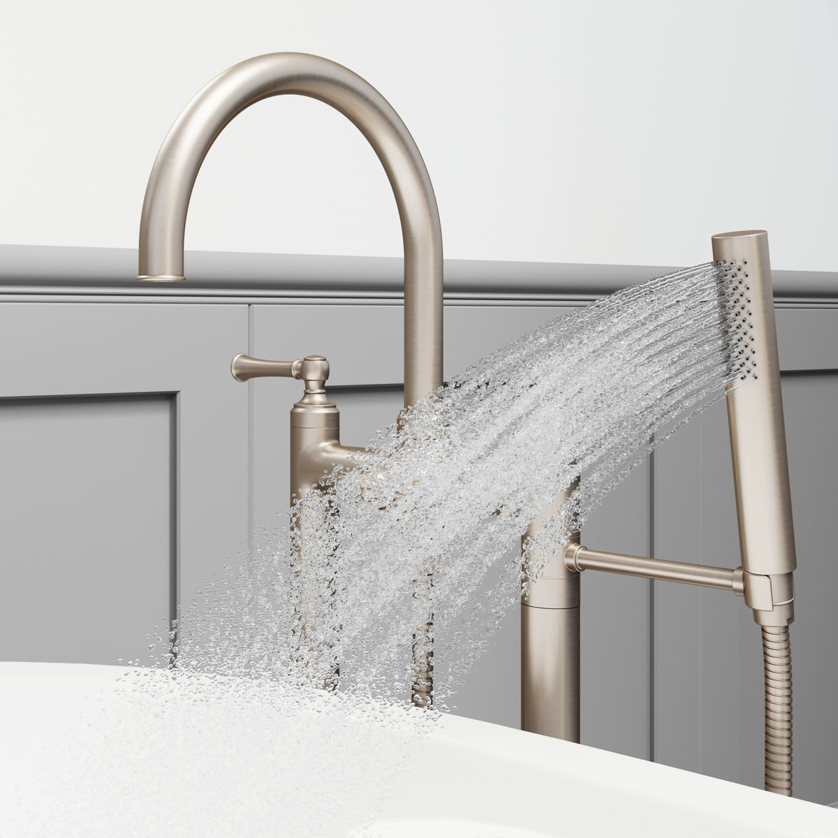 Pfister LG6-1TBK Brushed Nickel - lifestyle 1