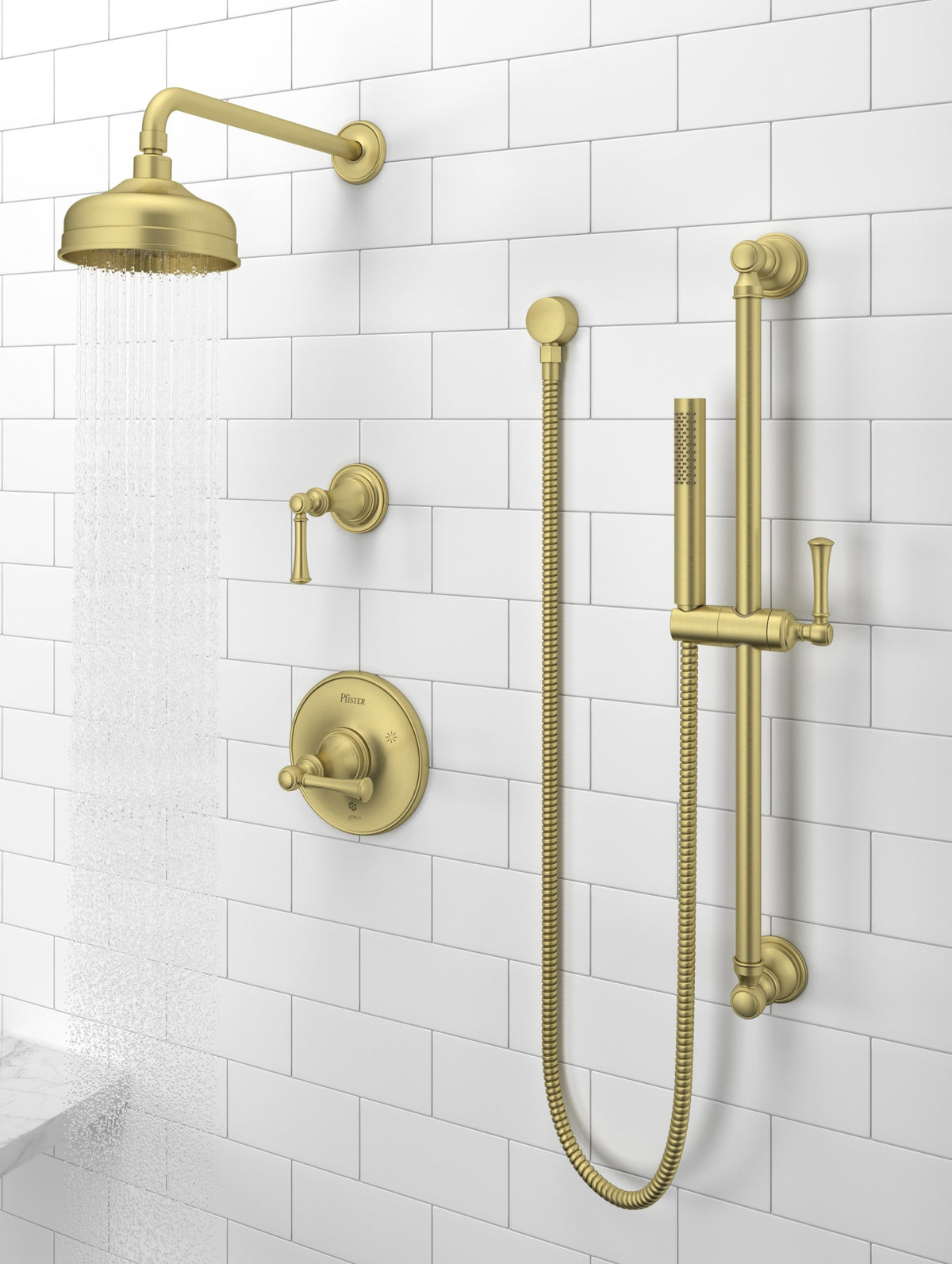 Pfister HHL-G16TBBG Brushed Gold - room scene 2