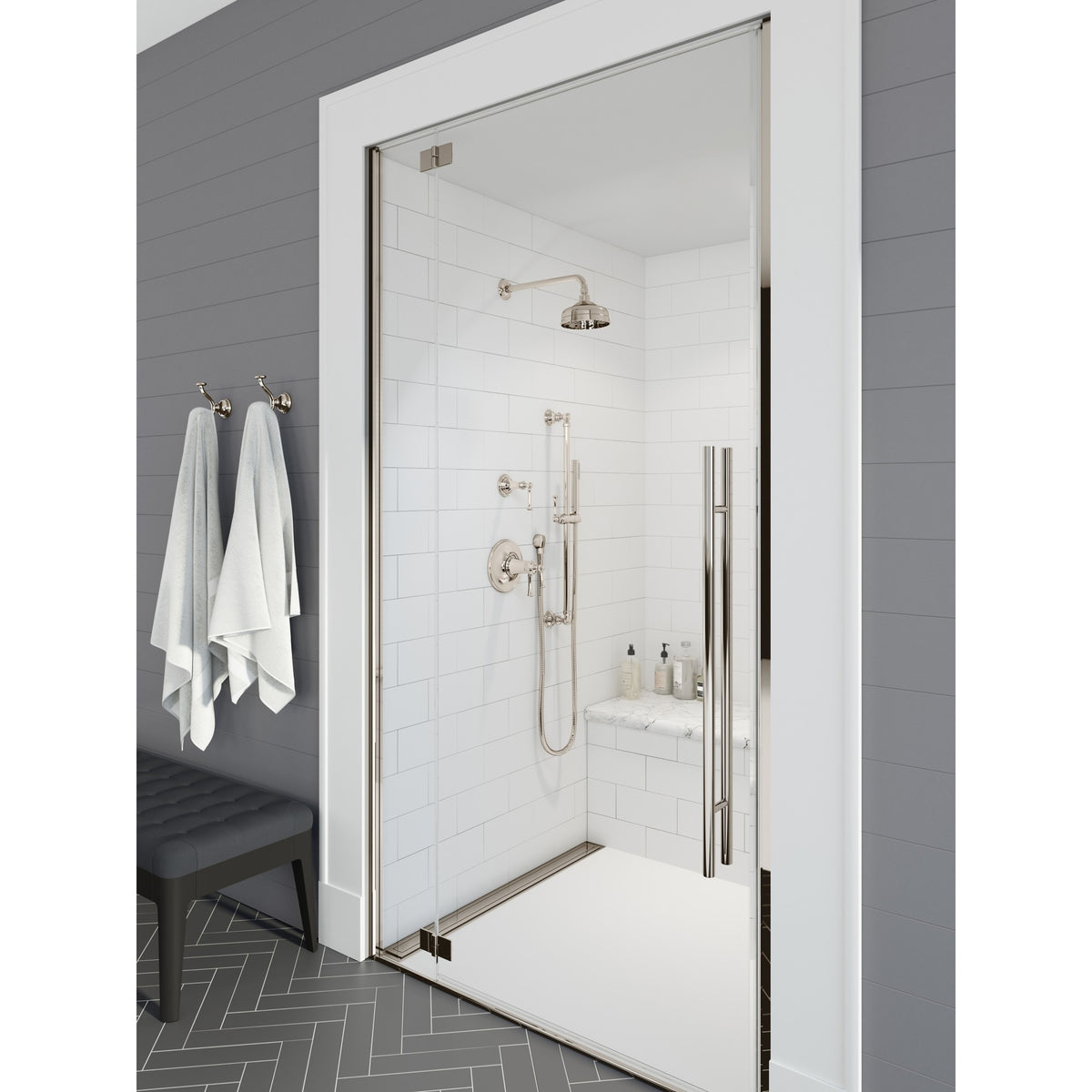Pfister BRH-TB0D Polished Nickel - room scene 1