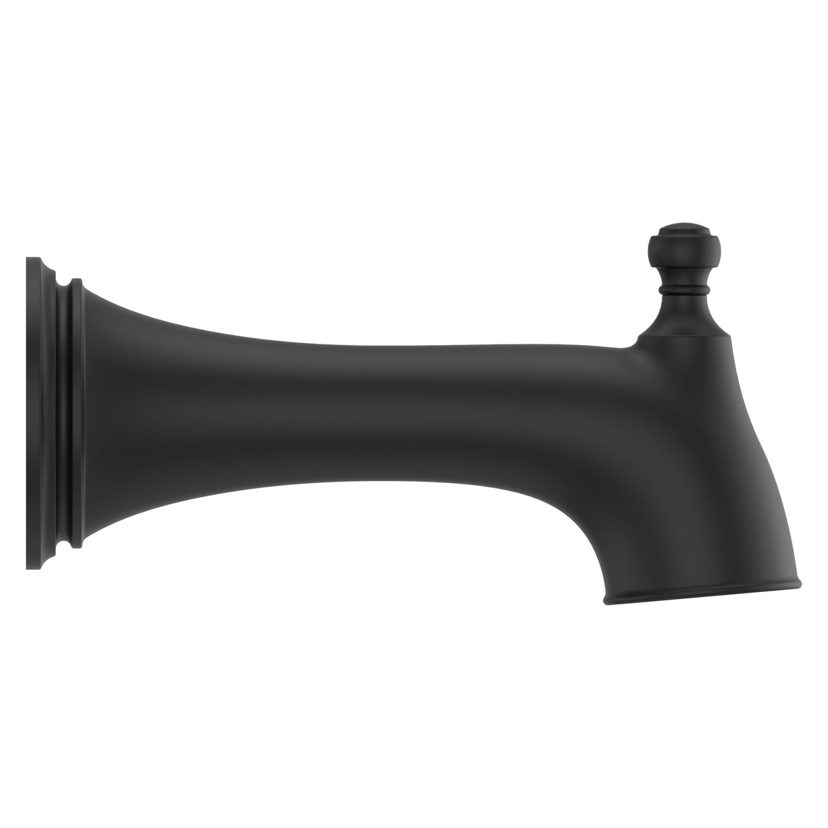 Pfister Transitional Round Tub Spout in Matte Black - view 2