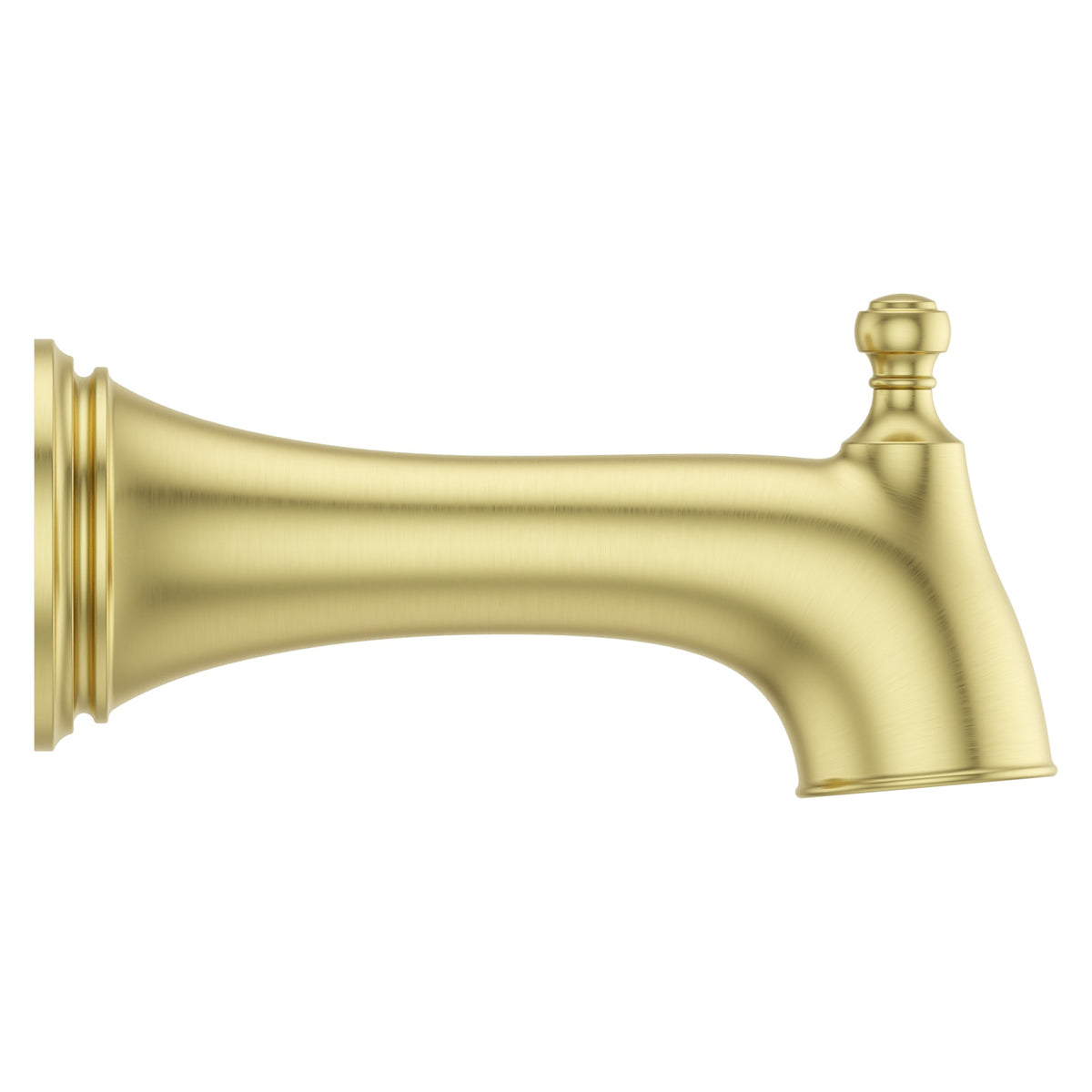 Pfister Transitional Round Tub Spout in Brushed Gold - view 2