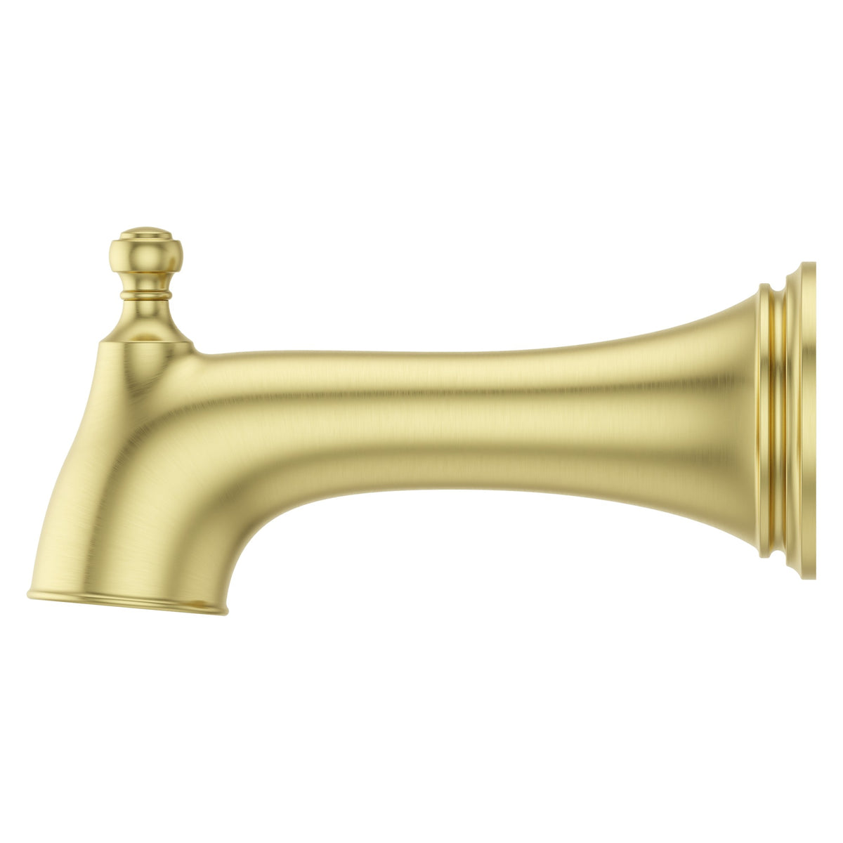 Pfister Transitional Round Tub Spout in Brushed Gold - view 3