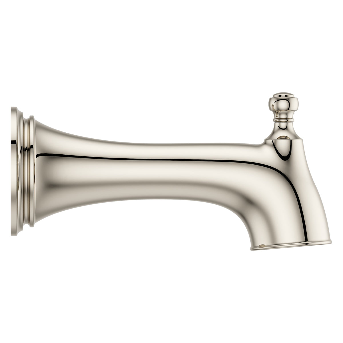 Pfister Transitional Round Tub Spout in Polished Nickel - view 2