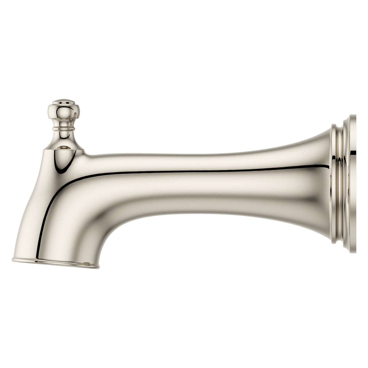 Pfister Transitional Round Tub Spout in Polished Nickel - view 3