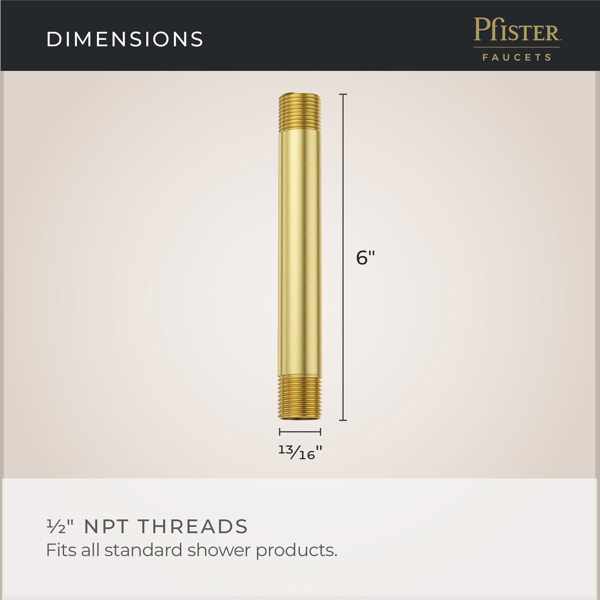 Pfister USC-05SHWBG Brushed Gold - detail 1