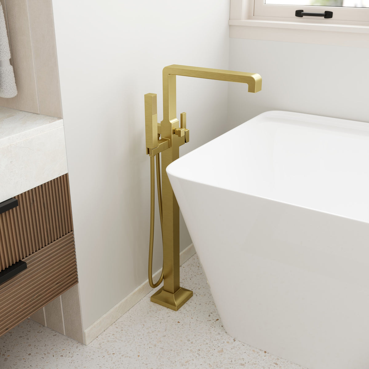 Pfister Verve Lever Handle Kit in Brushed Gold - view 2