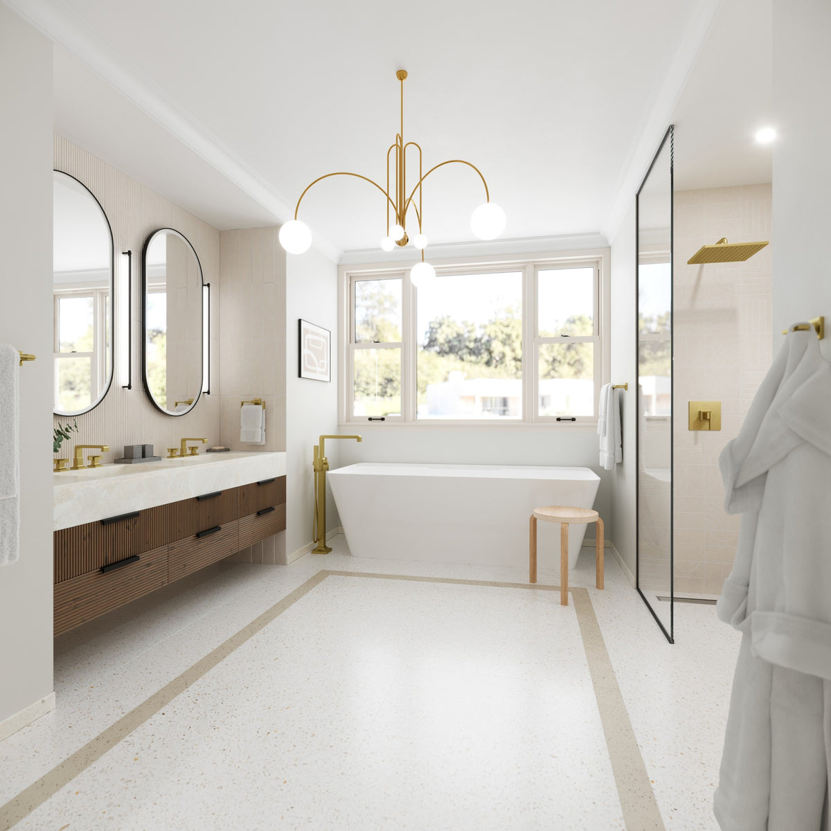Pfister LG6-1VRVBG Brushed Gold - room scene 1