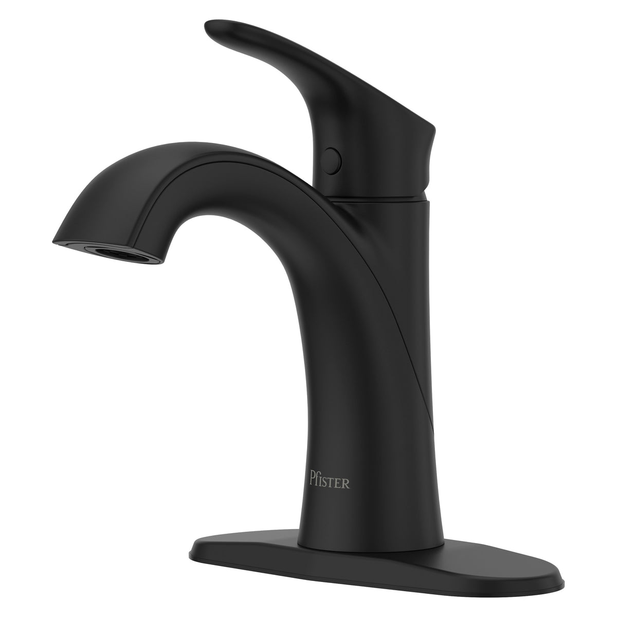 Pfister Weller Single Control Bathroom Faucet in Matte Black - view 7