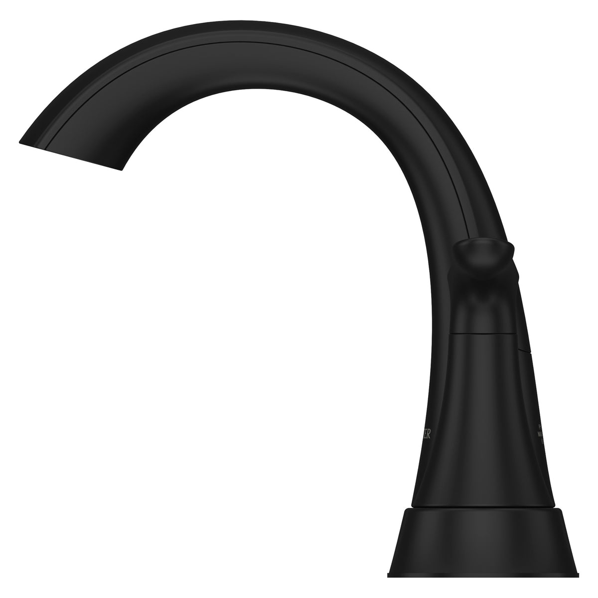 Pfister Weller 2-Handle 4" Centerset Bathroom Faucet in Matte Black - view 3