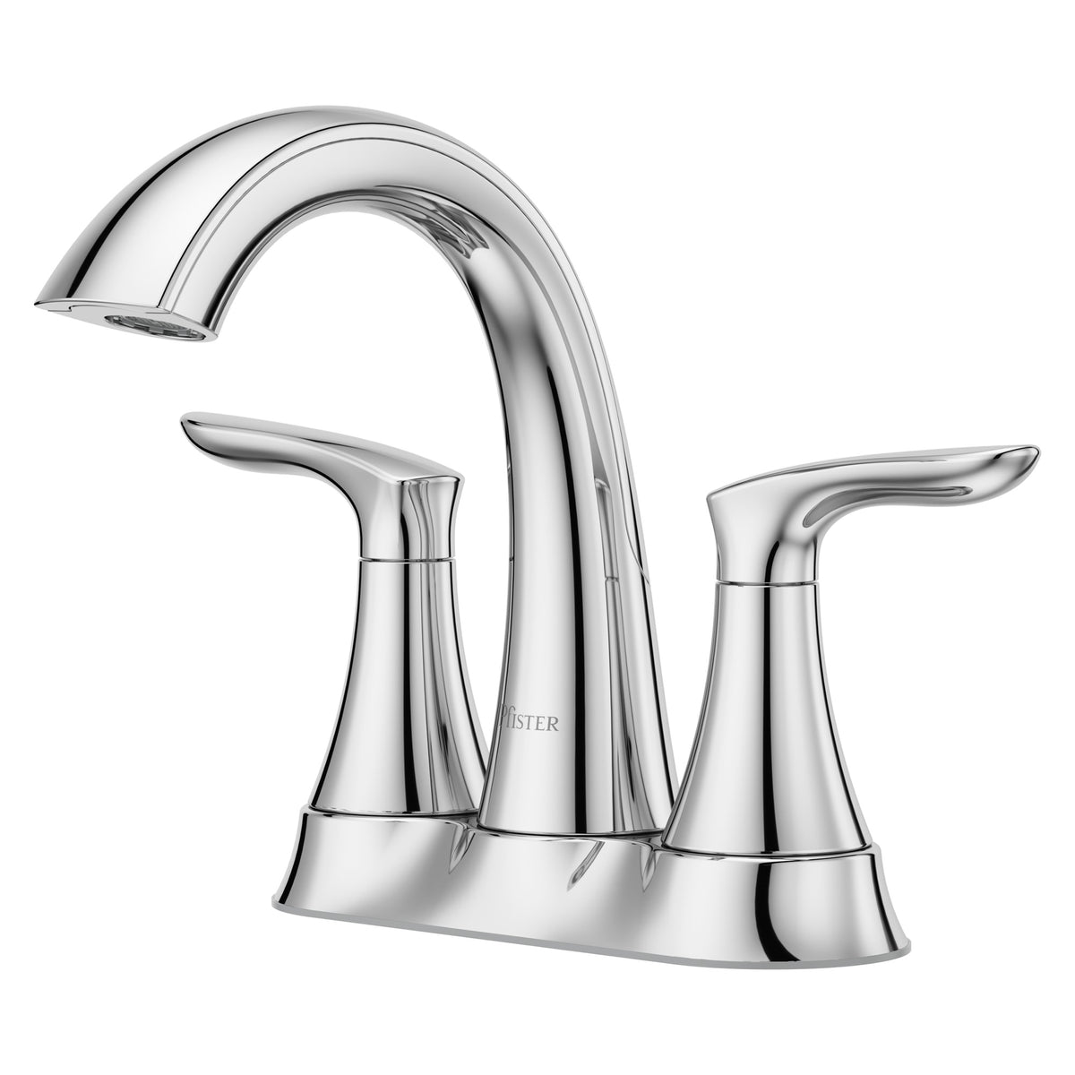 Pfister Weller 2-Handle 4" Centerset Bathroom Faucet in Polished Chrome