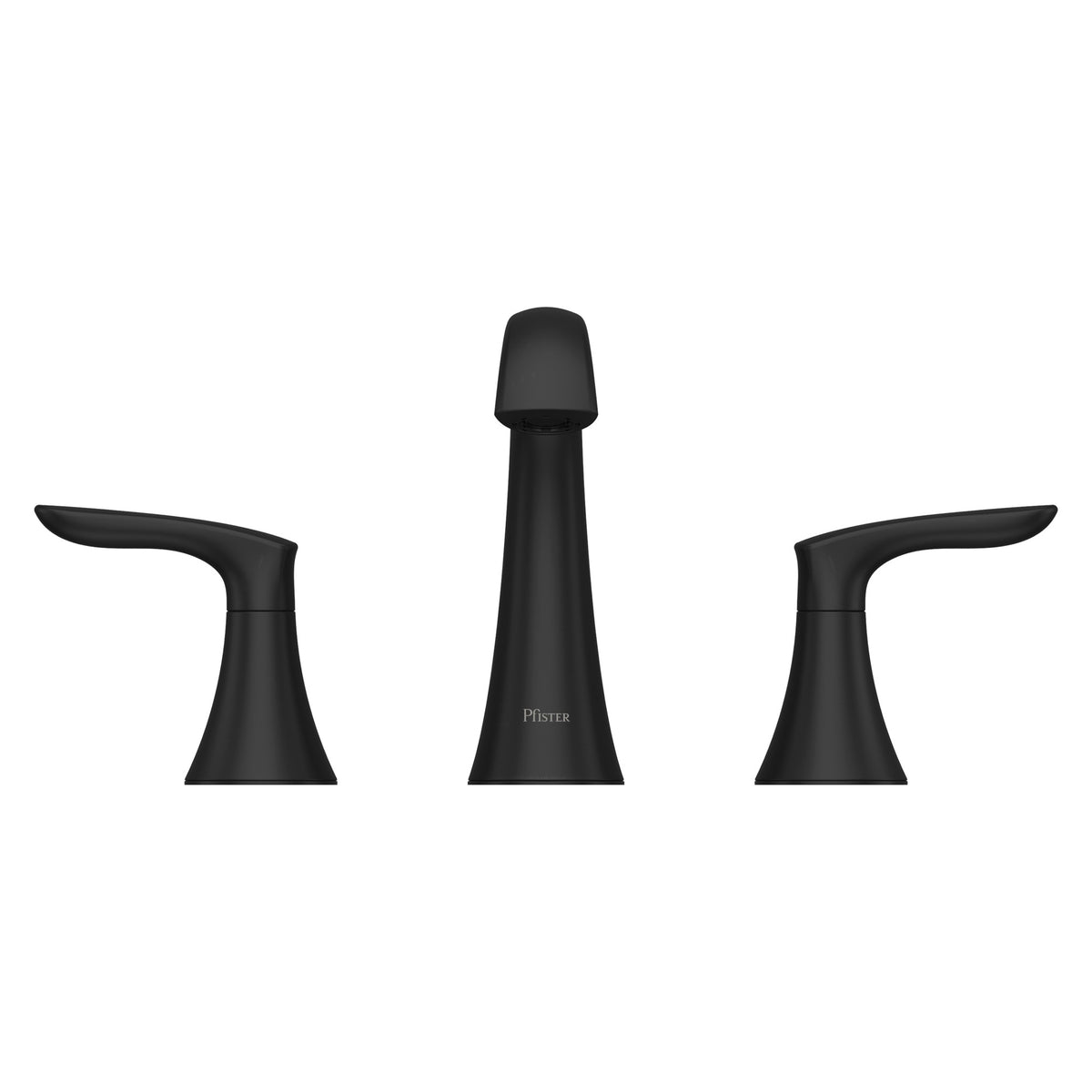 Pfister Weller 2-Handle 8" Widespread Bathroom Faucet in Matte Black - view 6