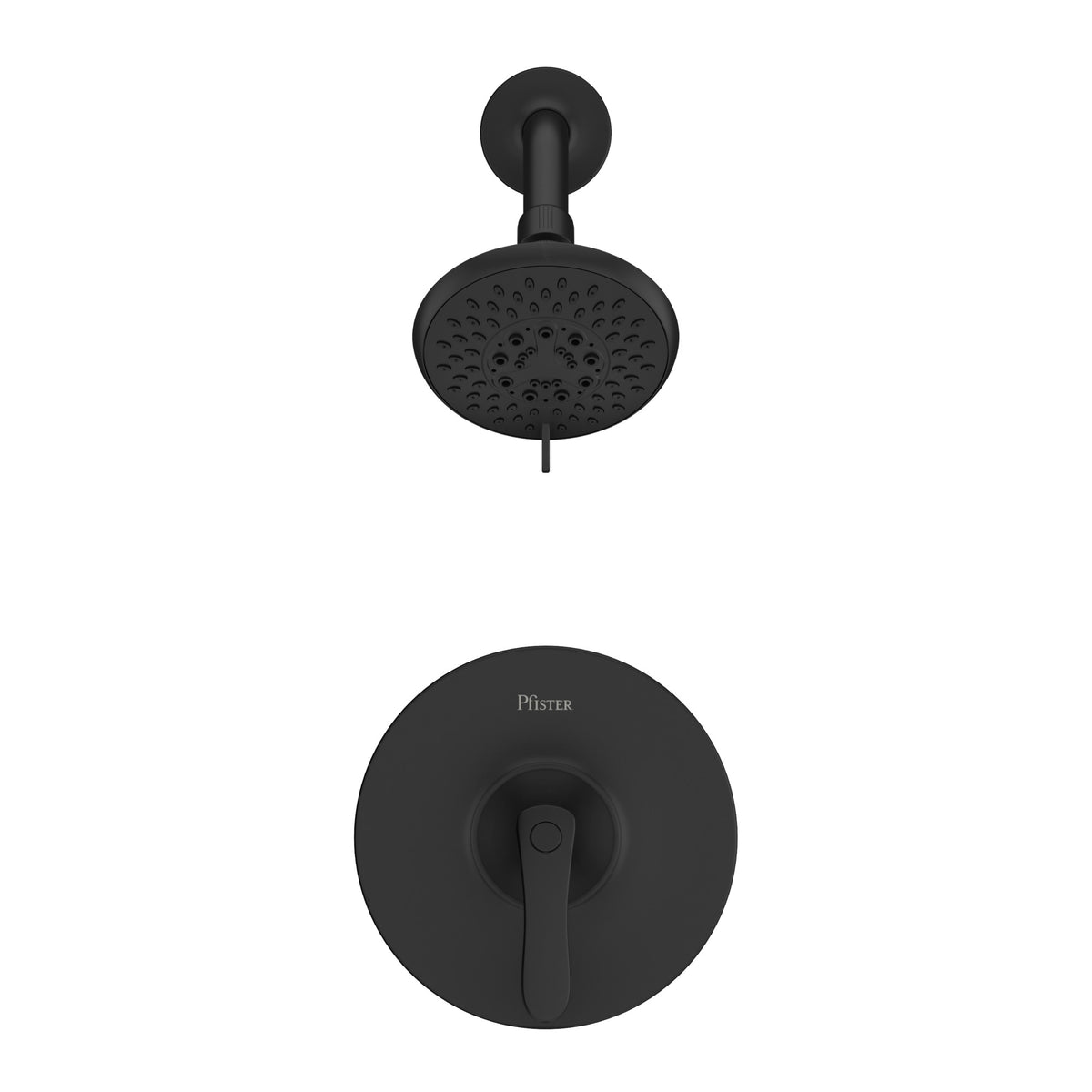 Pfister Weller 1-Handle Shower Only Trim Kit in Matte Black - view 5