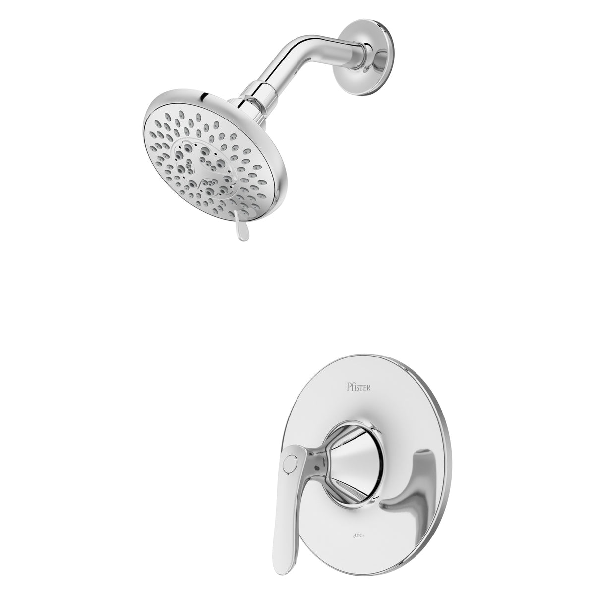 Pfister Weller 1-Handle Shower Only Trim Kit in Polished Chrome