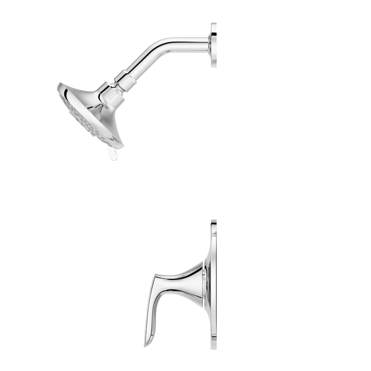 Pfister Weller 1-Handle Shower Only Trim Kit in Polished Chrome - view 3