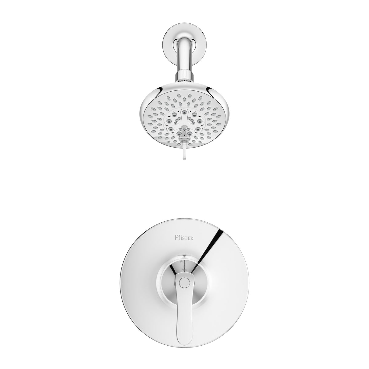 Pfister Weller 1-Handle Shower Only Trim Kit in Polished Chrome - view 5