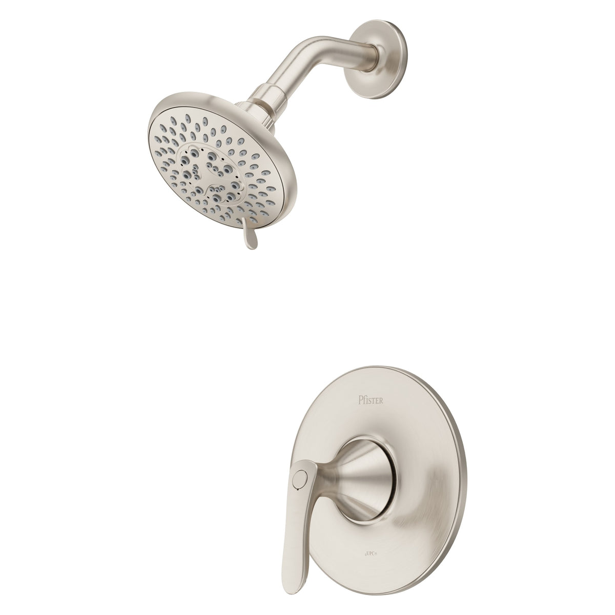 Pfister Weller 1-Handle Shower Only Trim Kit in Brushed Nickel