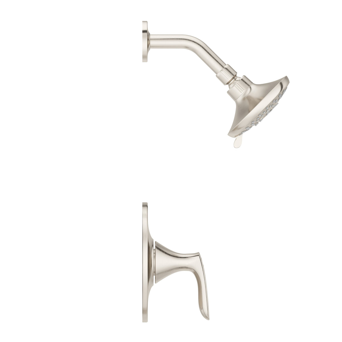 Pfister Weller 1-Handle Shower Only Trim Kit in Brushed Nickel - view 2