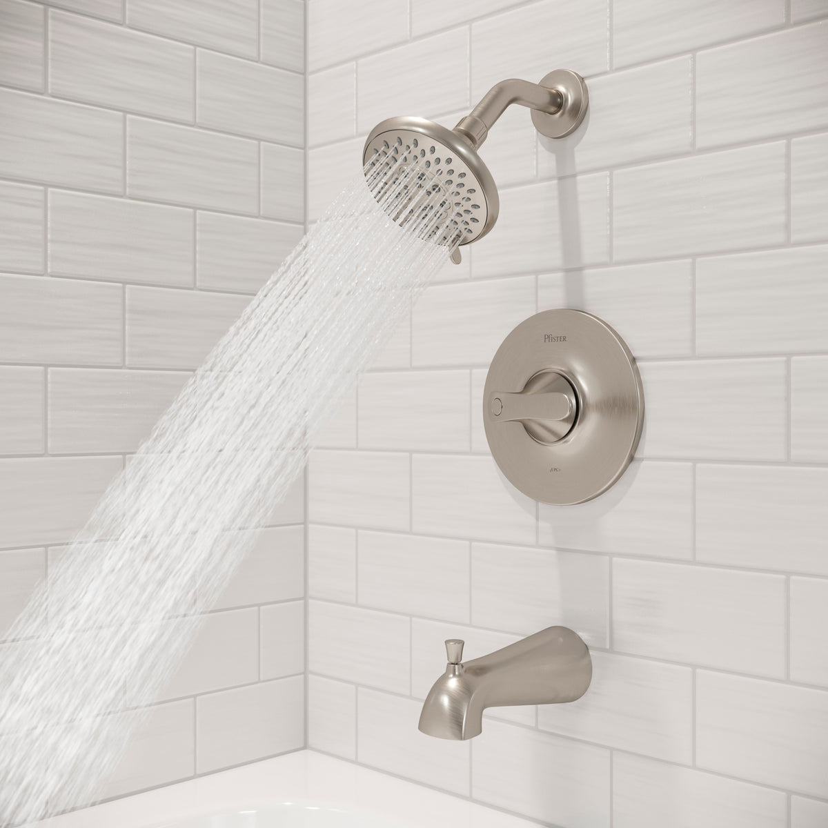Pfister LG89-8WRK Brushed Nickel - lifestyle 1
