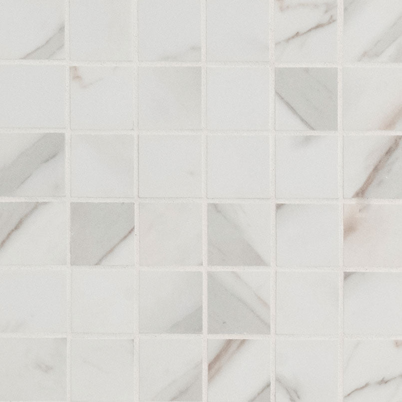 MSI Pietra Calacatta 2 x 2 Matte Porcelain mosaic (NCAL2X2HEX-N) – MSI product image