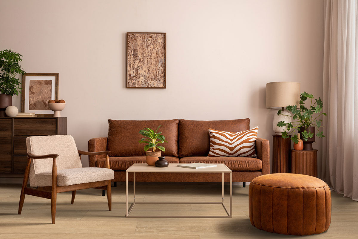 MSI Placero Timber 10 x 60 Matte Porcelain tile (NPLATIM10X60) – MSI room scene (living room)