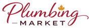 Plumbing Market logo - Fall wine script, gold maple leaf