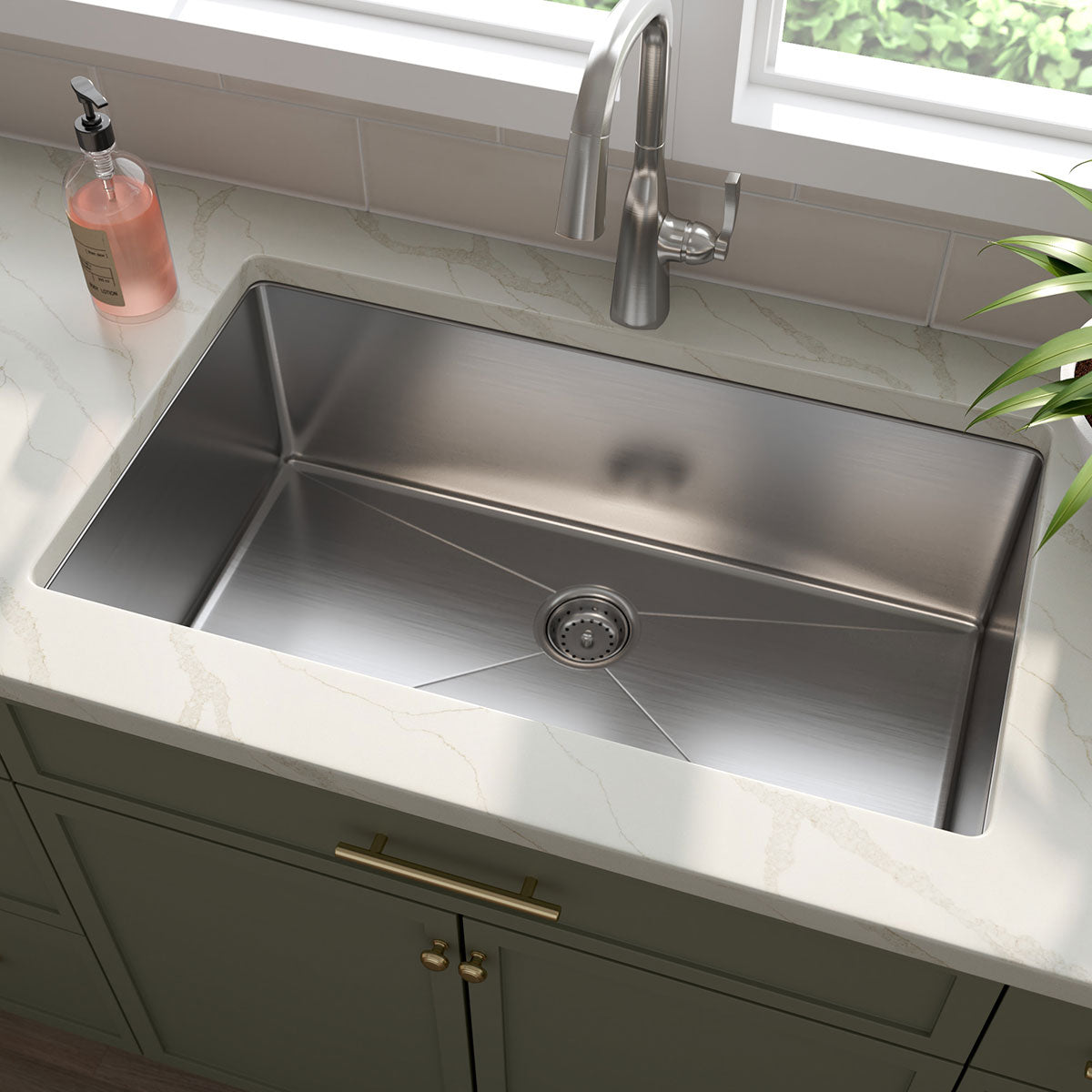 MSI Portico Pearl 4 x 12 Glossy Ceramic tile (SMOT-PT-PORPEA412) – MSI room scene (kitchen)