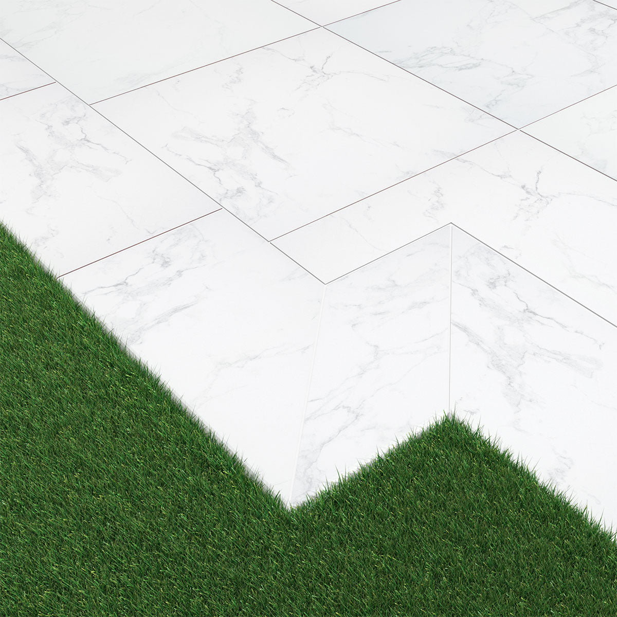 MSI Praia Carrara 24 x 48 Matte Porcelain tile (NPRACAR2448) – MSI room scene