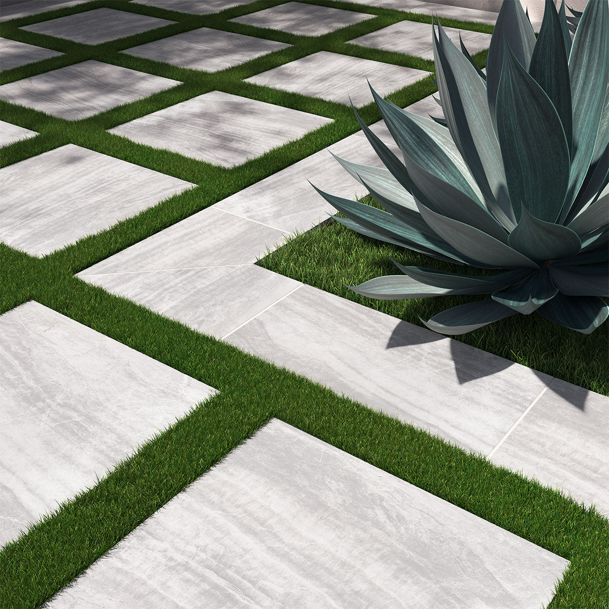 MSI Praia Grey 12 x 24 Matte Porcelain tile (NPRAGRE1224) – MSI room scene