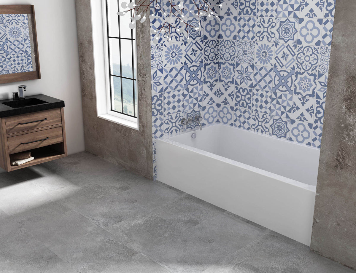 Oceania Pure 603016 Alcove Bathtub 60" x 30" x 16"