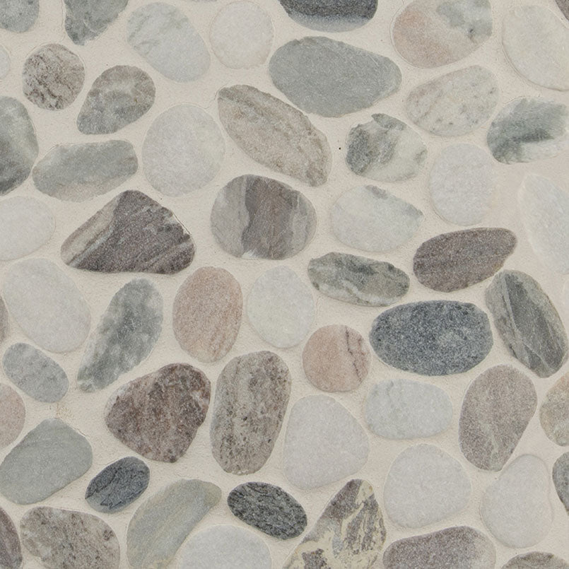 MSI Puebla Greige Pebble Tumbled Marble mosaic (SMOT-PEB-PUEGREI) – MSI product image