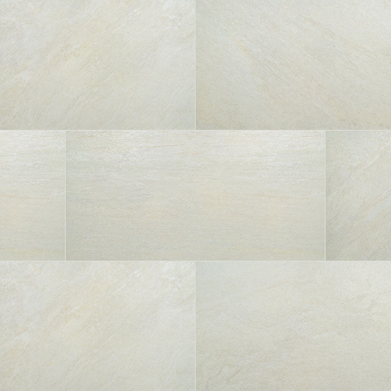 MSI Quartz White 24 x 48 Matte Porcelain paver (LPAVNQUAWHI2448) – MSI product image
