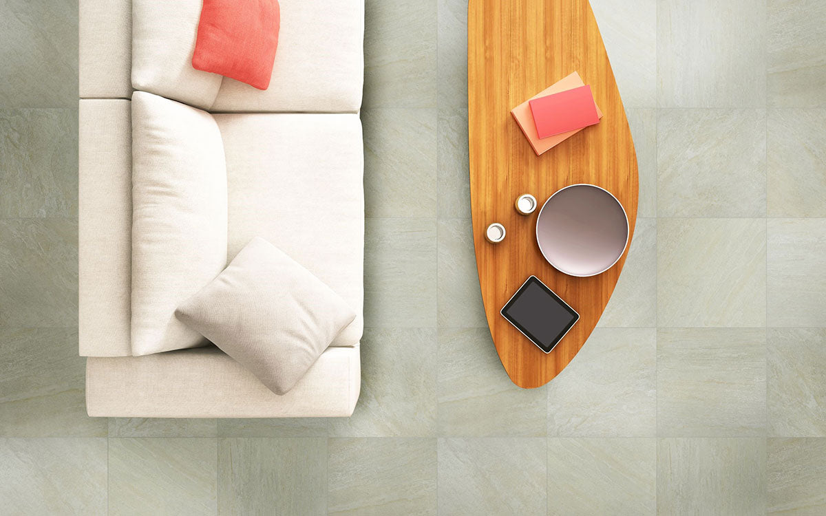 MSI Quartz White 24 x 48 Matte Porcelain paver (LPAVNQUAWHI2448) – MSI room scene