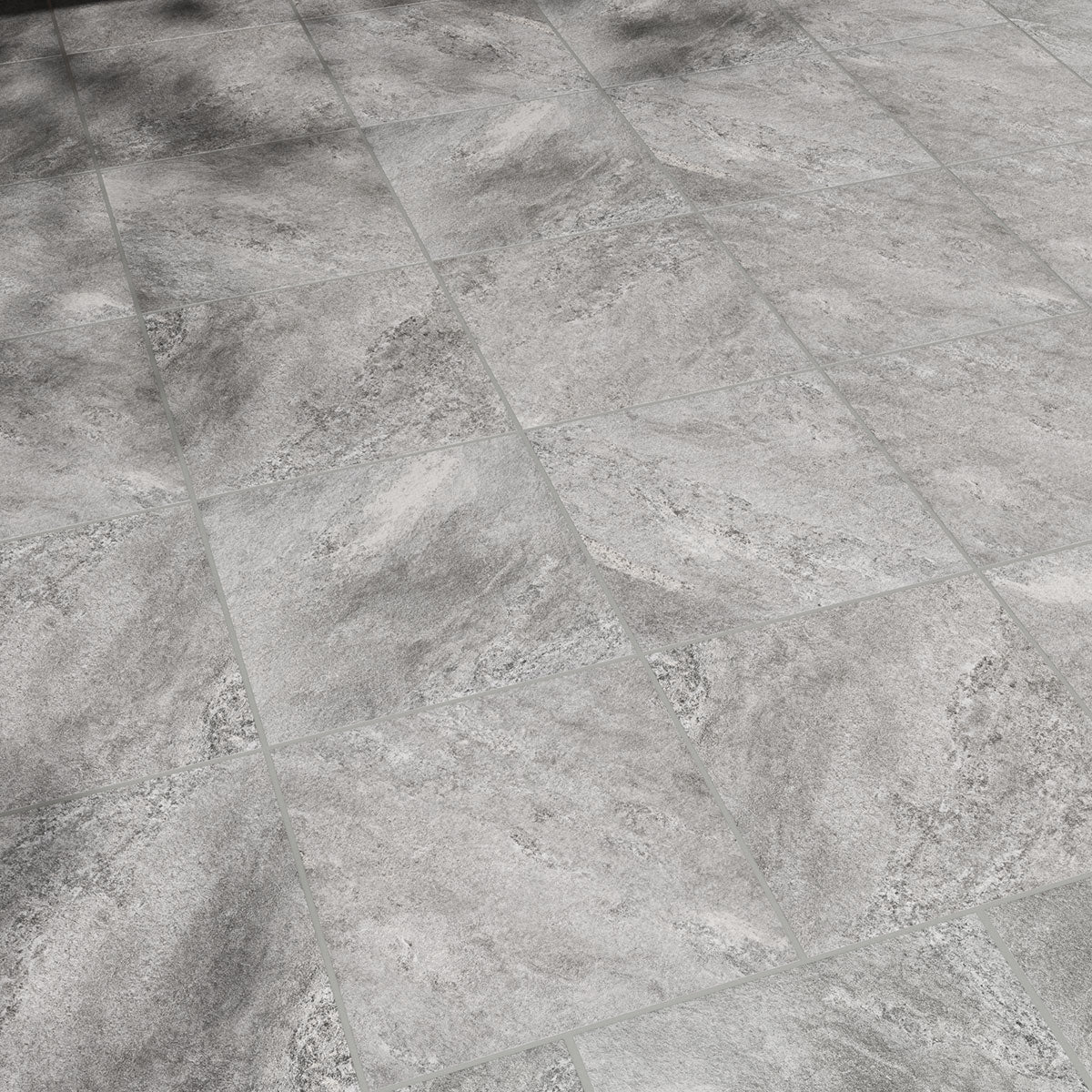 MSI Quarzo Gray 24 x 24 Matte Porcelain paver (LPAVNQUAGRA2424) – MSI room scene
