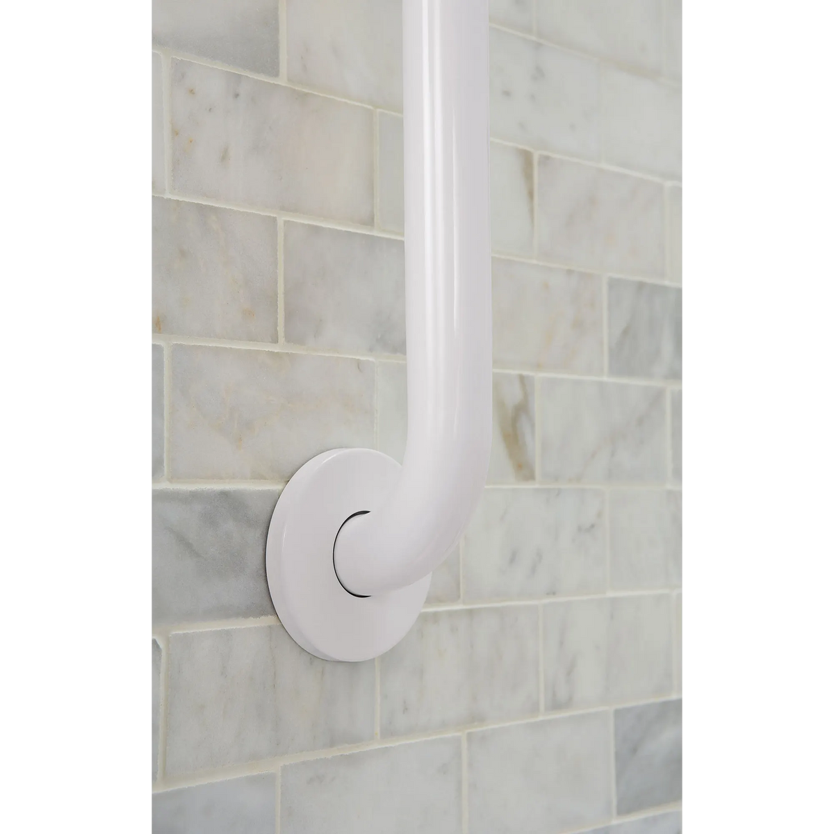Moen Home Care 24" Concealed Screw Grab Bar R8724 in Glacier (R8724W) - view 2