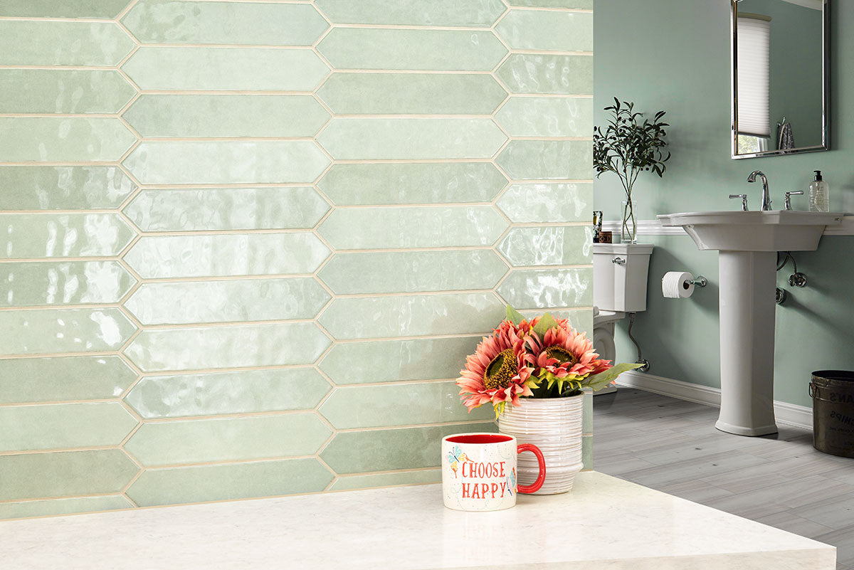 MSI Renzo Jade Picket 2.5 x 13 Glossy Ceramic tile (NRENJADPICK2.5X13) – MSI room scene