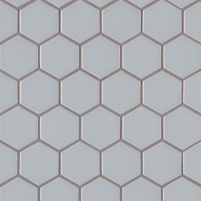 MSI Retro Hexo Gray 2" Hexagon Matte Porcelain mosaic (SMOT-PT-RETGRA-2HEX) – MSI product image