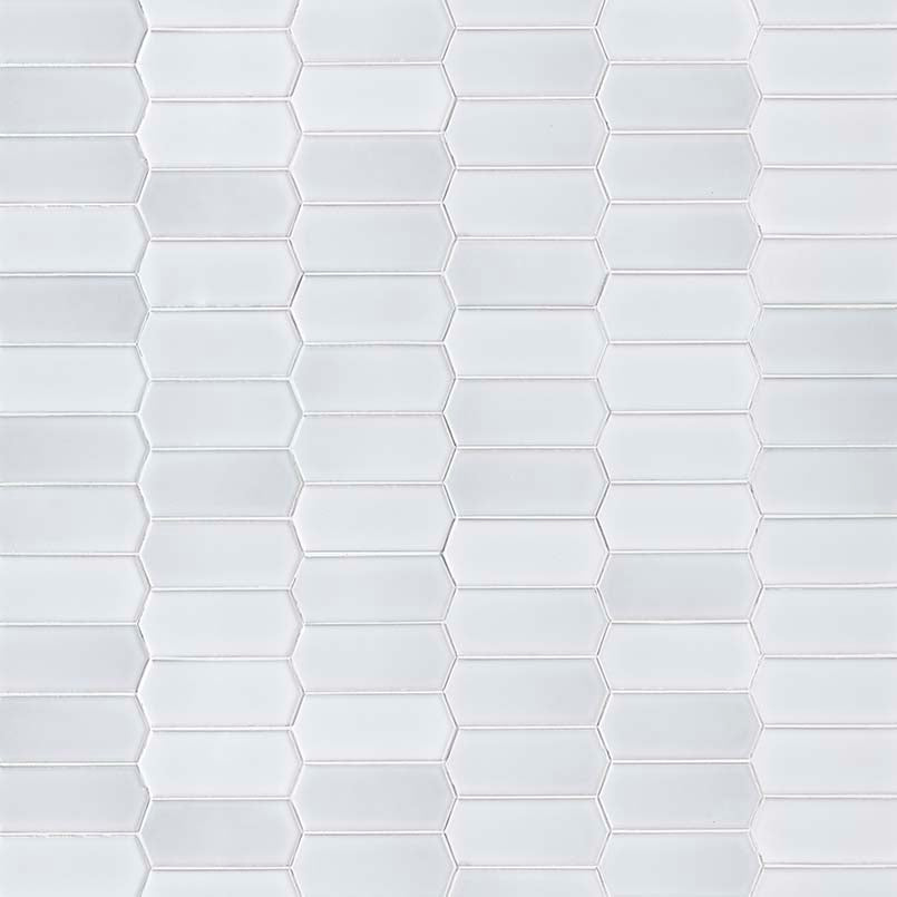MSI Retro Picket Bianco Glossy Porcelain mosaic (SMOT-PT-RETBIA-PKT) – MSI product image