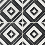 MSI Rhombix Nero Polished Marble mosaic (SMOT-RHOMBIX-NEROP) – MSI product image