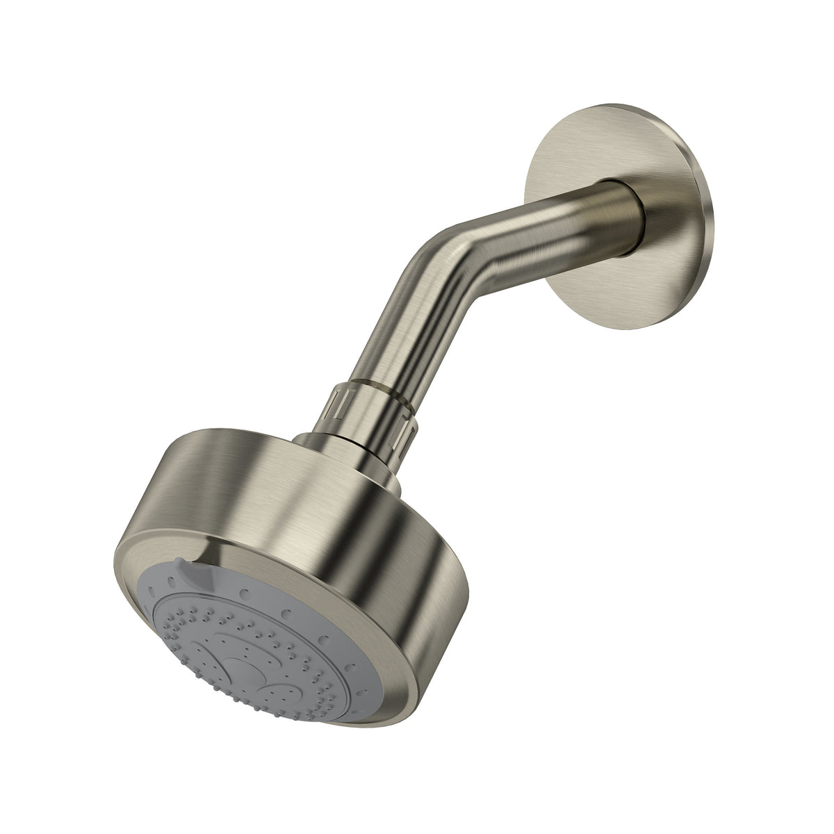 Riobel Pro 4" 3-Function Showerhead With Arm P358BN in Brushed Nickel