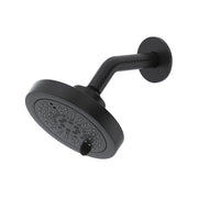 Riobel Pro 6" 6-Function Showerhead With Arm P366 in Black
