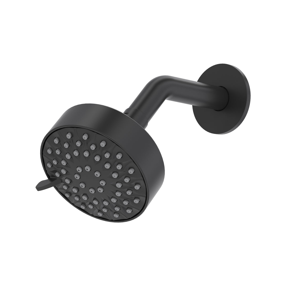 Riobel Pro 4" 2-Function Showerhead With Arm P398 in Black