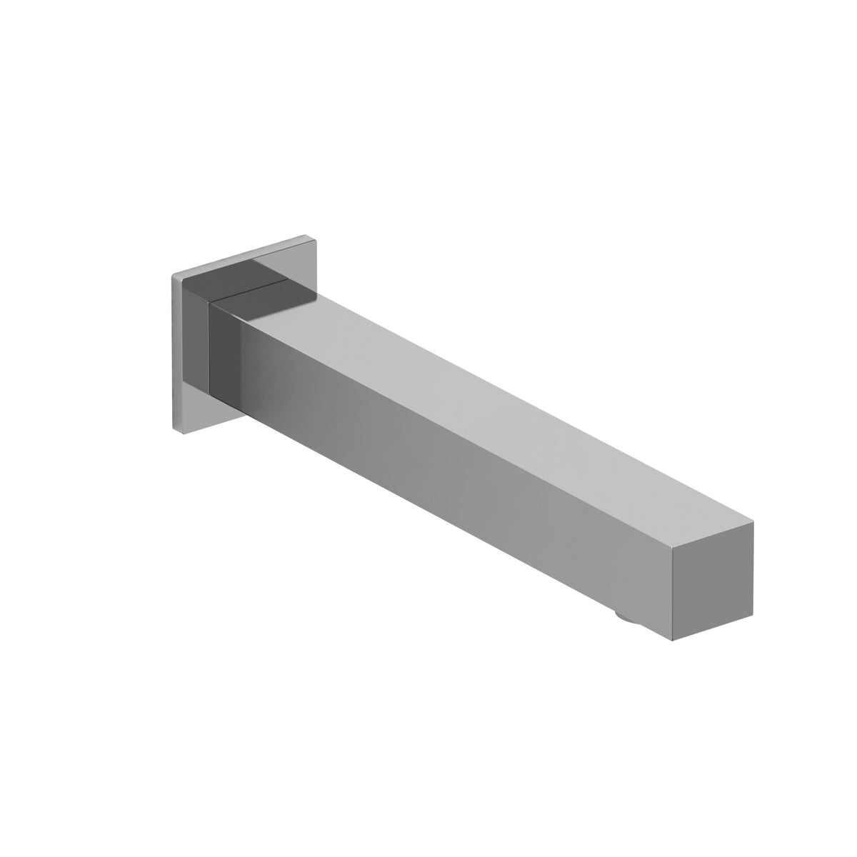 Riobel Pro Square Wall Mount Tub Spout P885 in Chrome