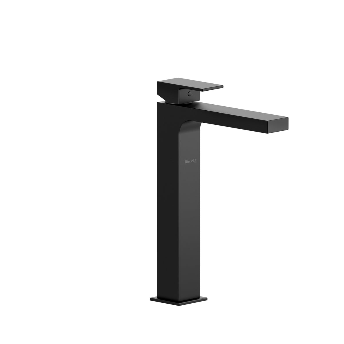 Riobel Pro Quadrik Single Handle Tall Lavatory Faucet QAL01 in Black