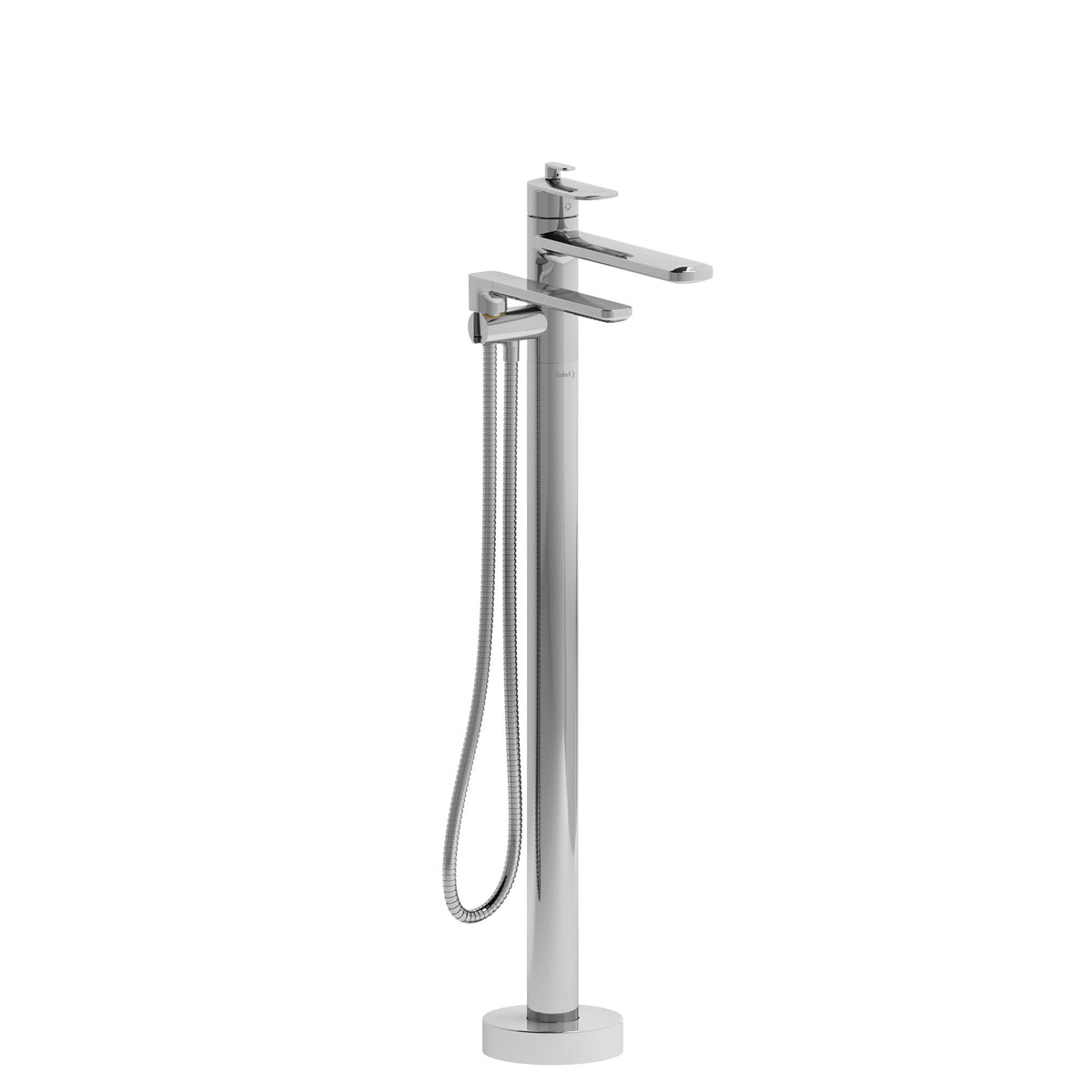 Riobel Pro Ever Single Hole Floor Mount Tub Filler Trim TEV39 in Chrome