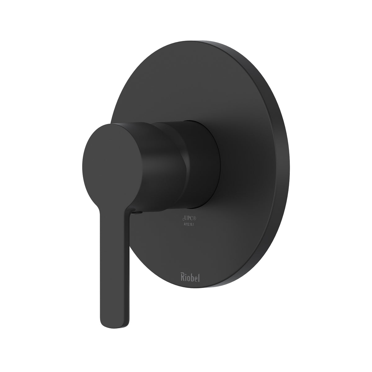 Riobel Pro Jazz 1/2" Pressure Balance Trim TJZ71 in Black